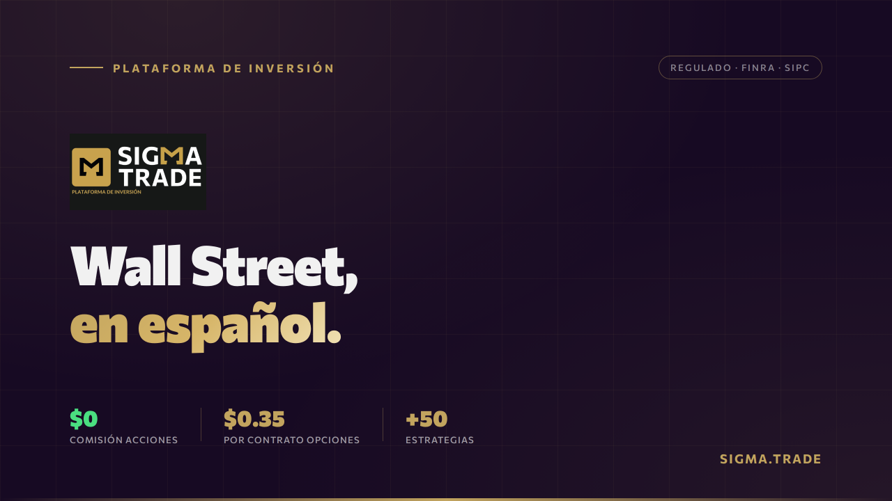 Sigma Trade: Wall Street, en español